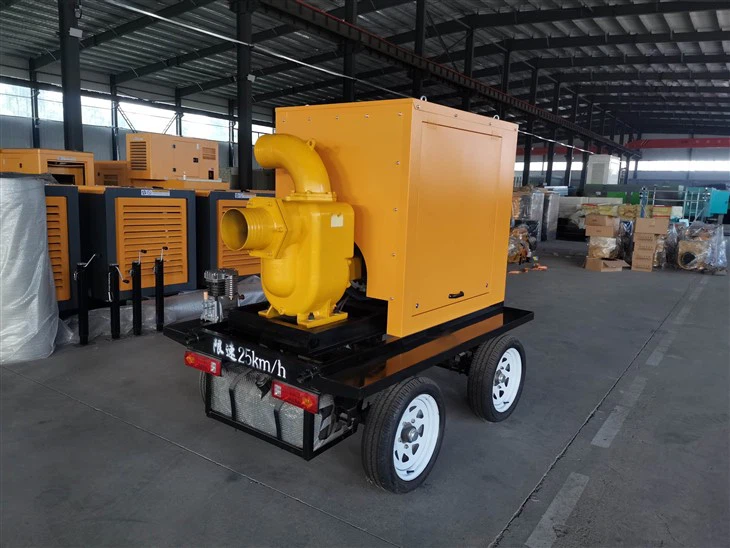 8 ইঞ্চি স্ব -প্রাইমিং নিকাশী পাম্প/অস্থাবর জল পাম্প